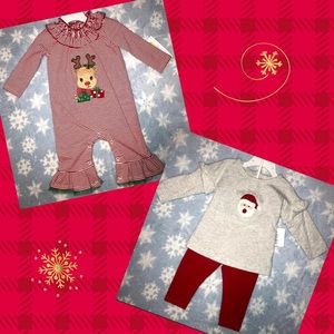 *Cute Christmas Baby Outfits!* Starting Out 12M girl